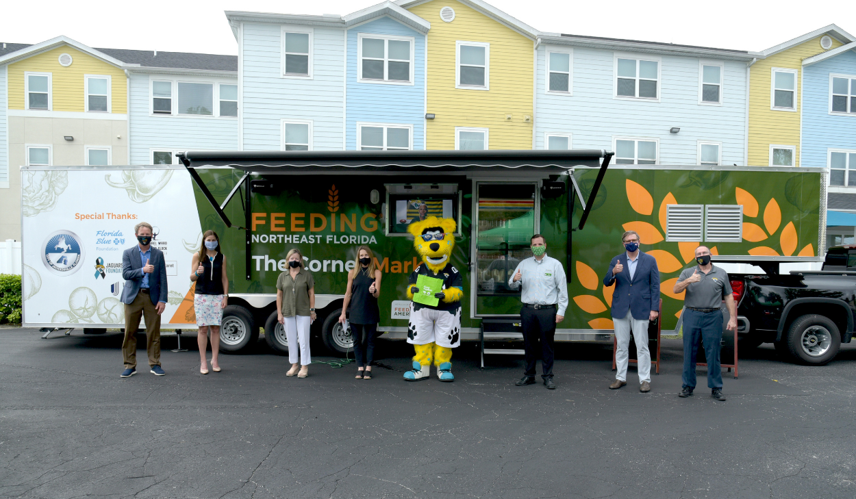 Regency Centers Supports Feeding NE Florida Corner Market Food Pantry